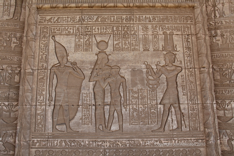 Relief on the wall of Relief on the wall of